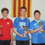 El jugador del TT Mont-rodon, Jaume Cunill, guanya el campionat individual B intercomarcal de tennis taula
