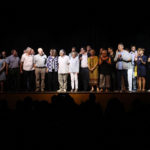 Homenatge als 40 anys d’ajuntaments democràtics durant un pregó de Festa Major de Taradell 2019 que proclama Aina Alcubierre com a pubilla