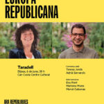 ERC fa l’únic acte electoral per les Eleccions Europees a Taradell aquest dijous amb Teresa Jordà