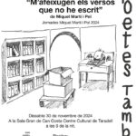 Tint Taradell Teatre posa en escena dissabte el muntatge poètic ‘M’afeixuguen els versos que no he escrit’